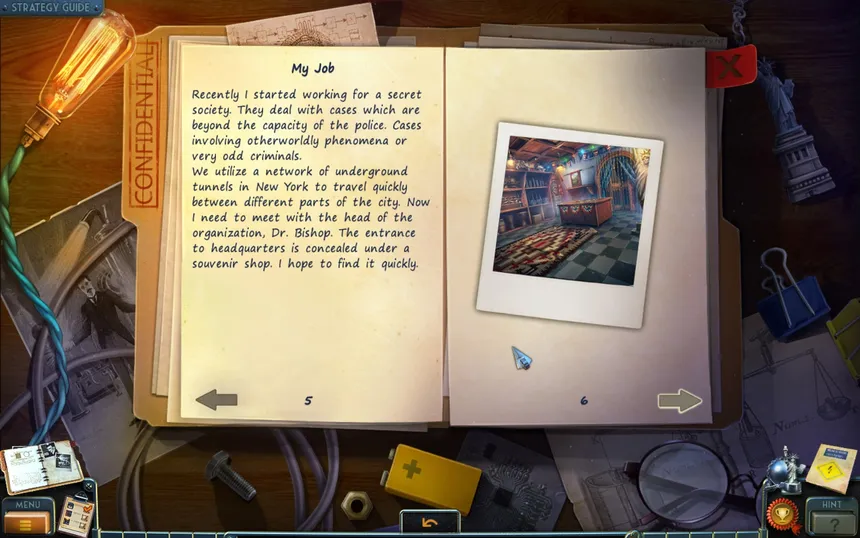 Скриншот 4 к игре New York Mysteries: High Voltage Collector's Edition