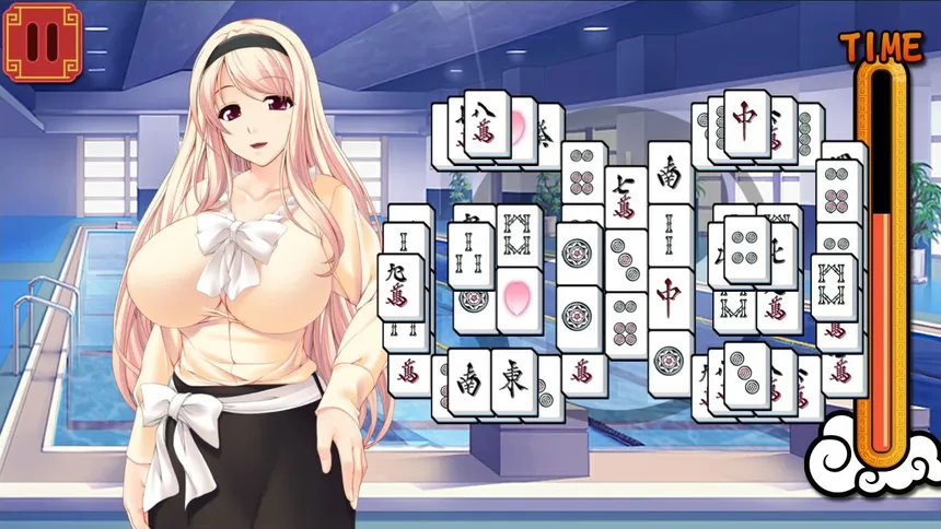 Скриншот 1 к игре Pretty Girls Mahjong Solitaire