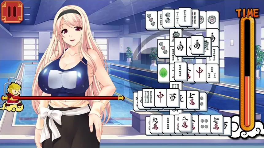 Скриншот 2 к игре Pretty Girls Mahjong Solitaire