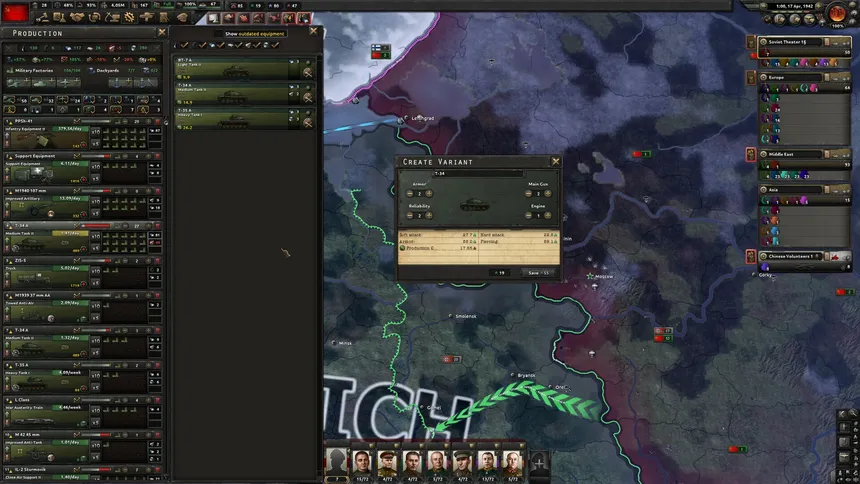 Скриншот 6 к игре Hearts of Iron IV