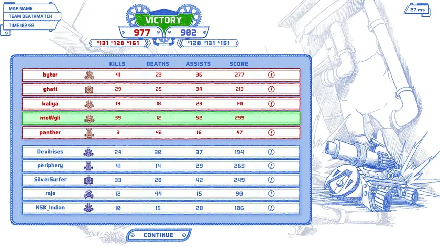 Скриншот 1 к игре Scribbled Arena