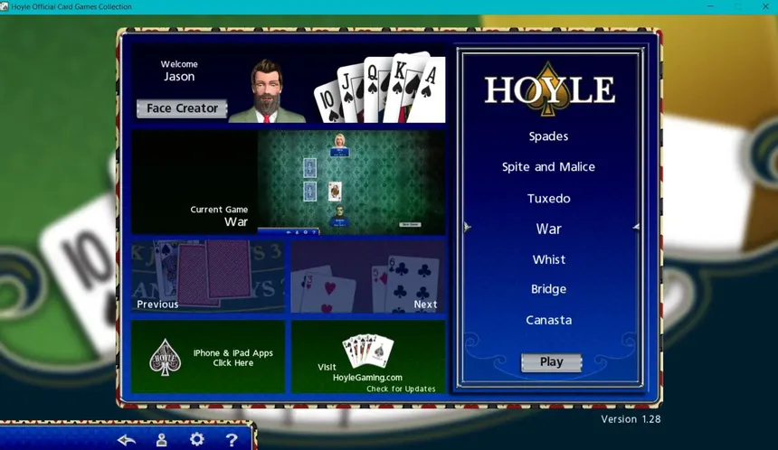Скриншот 1 к игре Hoyle Official Card Games Collection