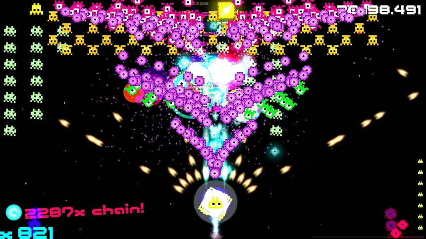 Скриншот 2 к игре Hyperspace Invaders II: Pixel Edition