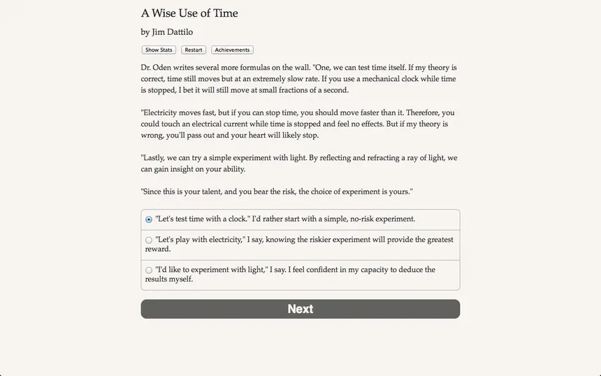 Скриншот 4 к игре A Wise Use of Time