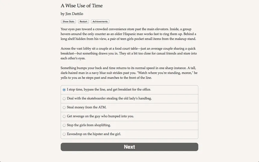 Скриншот 5 к игре A Wise Use of Time
