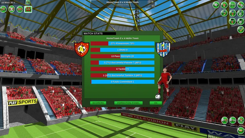Скриншот 5 к игре Tactical Soccer The New Season