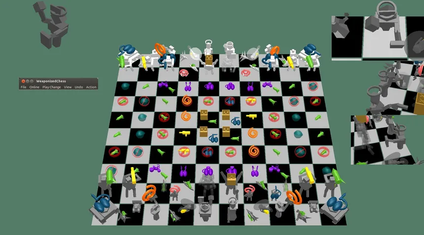 Скриншот 1 к игре WeaponizedChess