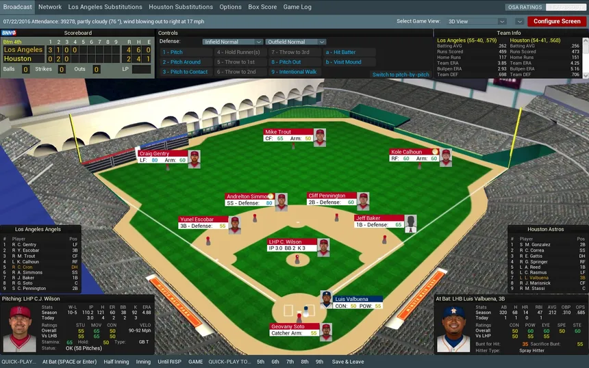Скриншот 3 к игре Out of the Park Baseball 17