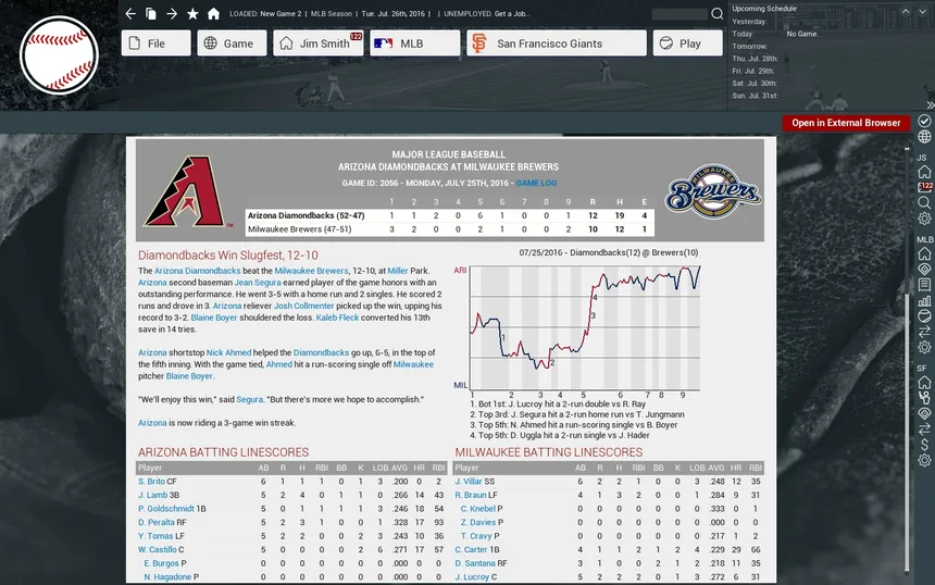 Скриншот 8 к игре Out of the Park Baseball 17