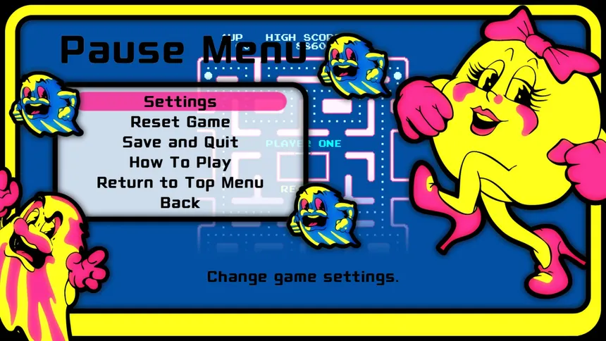 Скриншот 2 к игре ARCADE GAME SERIES: Ms. PAC-MAN