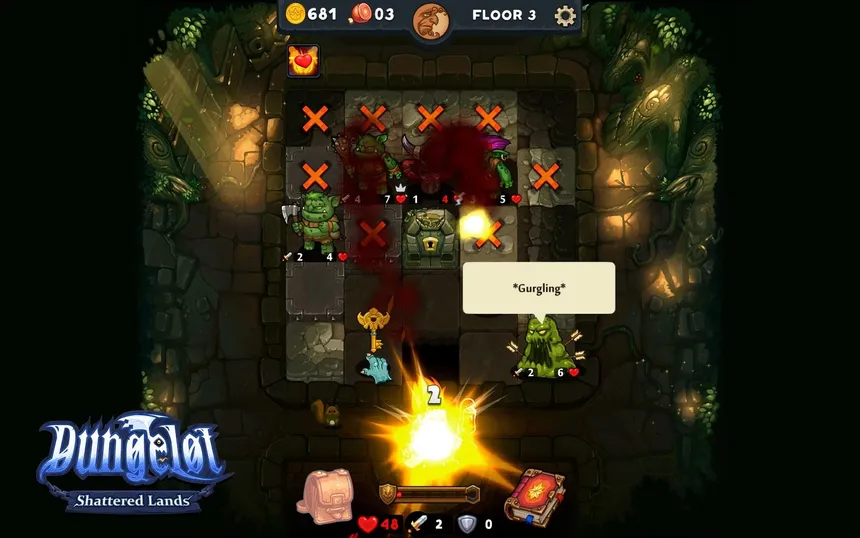 Скриншот 2 к игре Dungelot: Shattered Lands