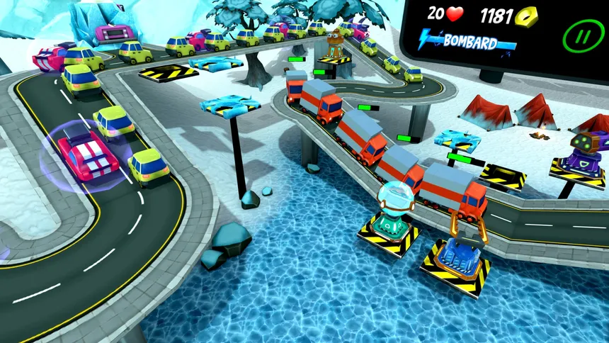 Скриншот 4 к игре Evil Robot Traffic Jam HD