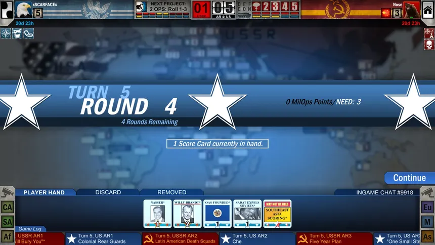 Скриншот 6 к игре Twilight Struggle