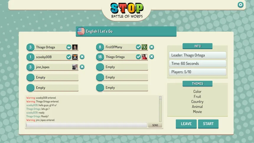 Скриншот 4 к игре Stop Online - Battle of Words