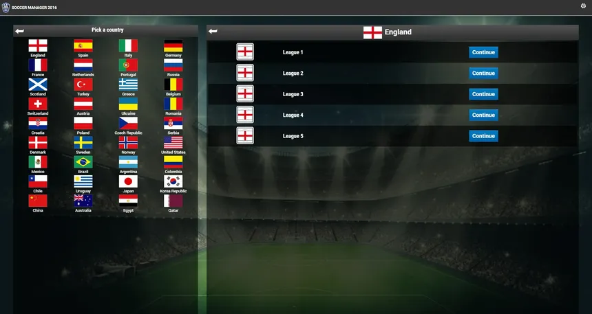 Скриншот 1 к игре Soccer Manager 2016