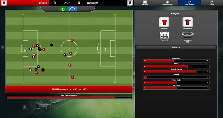 Скриншот 2 к игре Soccer Manager 2016