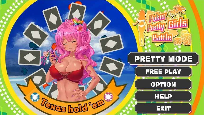 Скриншот 1 к игре Poker Pretty Girls Battle: Texas Hold'em