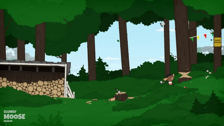 Скриншот 4 к игре Clumsy Moose Season