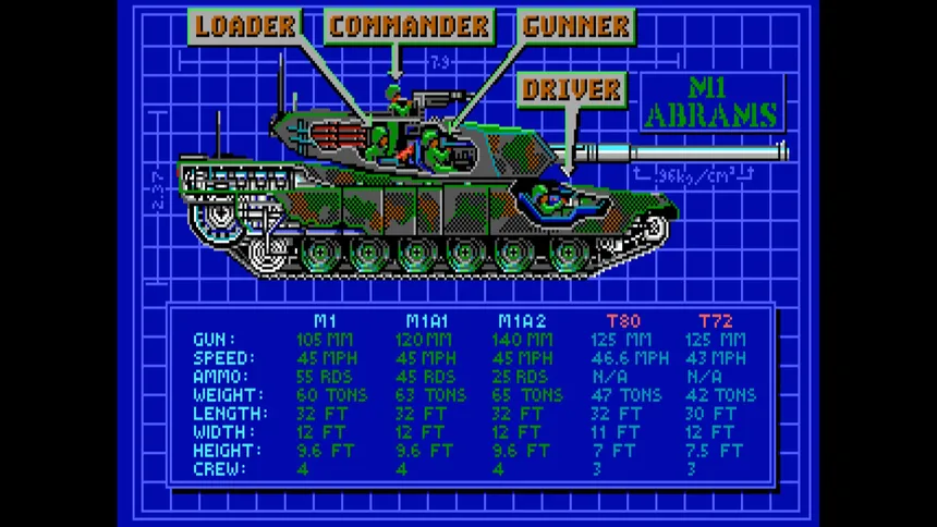 Скриншот 2 к игре Tank: The M1A1 Abrams Battle Tank Simulation