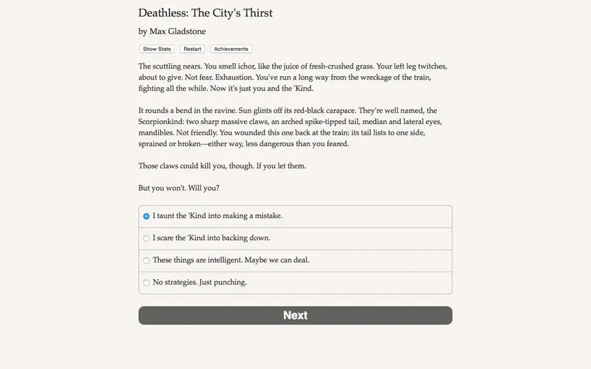 Скриншот 3 к игре Deathless: The City's Thirst