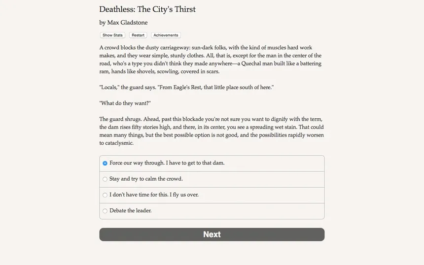 Скриншот 4 к игре Deathless: The City's Thirst