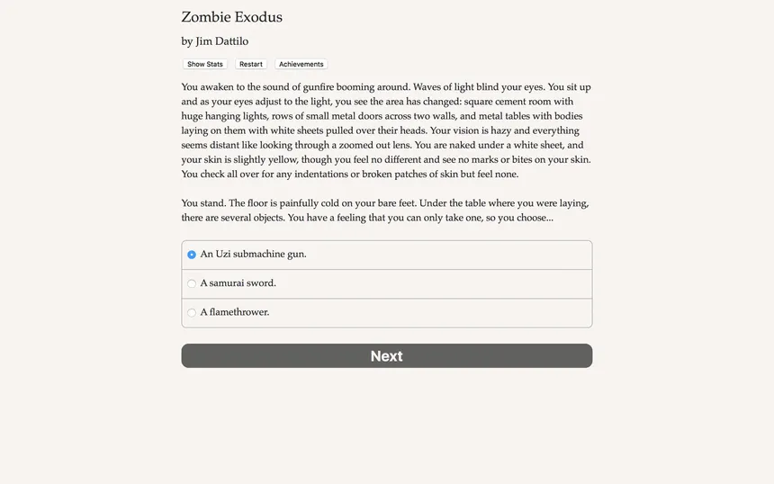 Скриншот 1 к игре Zombie Exodus