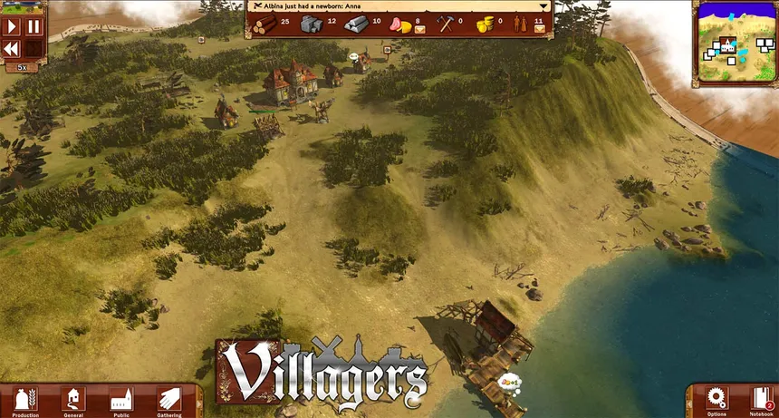 Скриншот 1 к игре Villagers