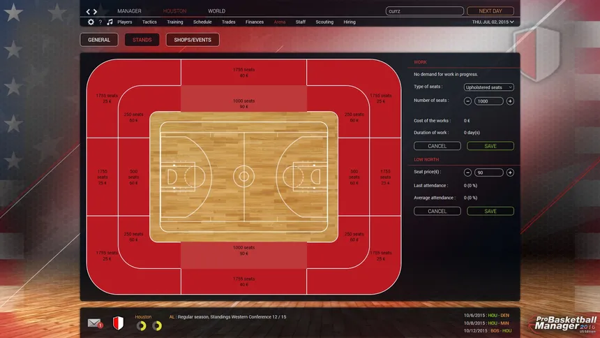 Скриншот 8 к игре Pro Basketball Manager 2016 - US Edition