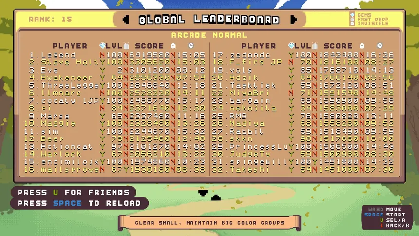 Скриншот 7 к игре Raining Blobs
