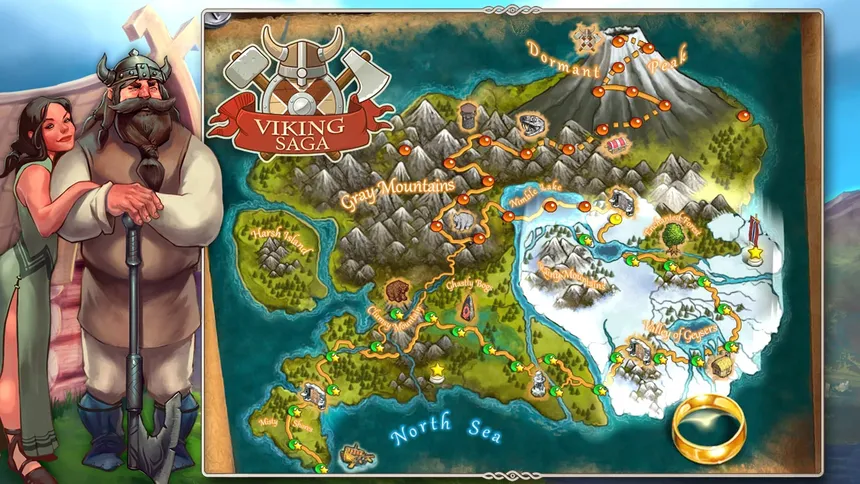 Скриншот 2 к игре Viking Saga: The Cursed Ring