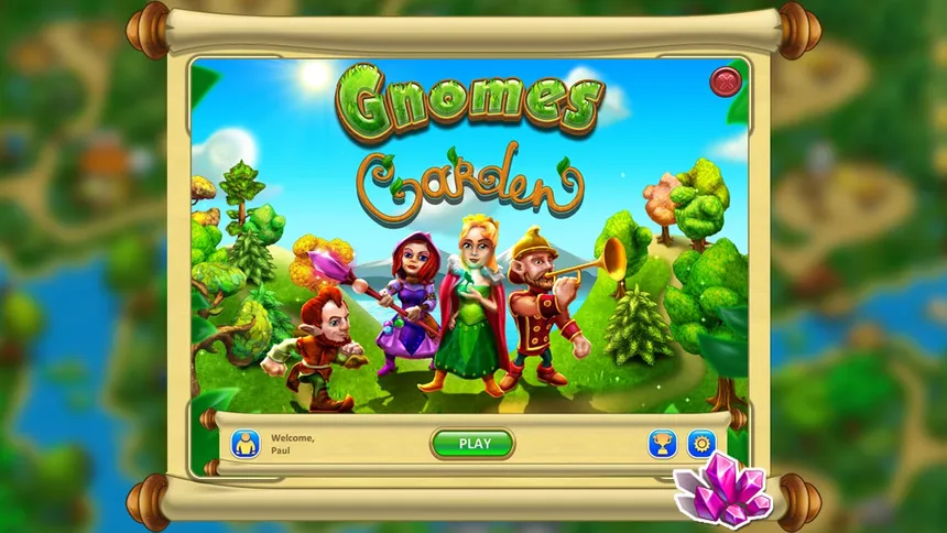 Скриншот 1 к игре Gnomes Garden