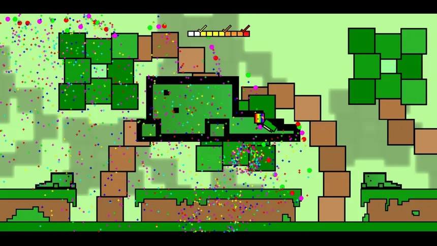 Скриншот 2 к игре Rubber Ducky and the Rainbow Gun