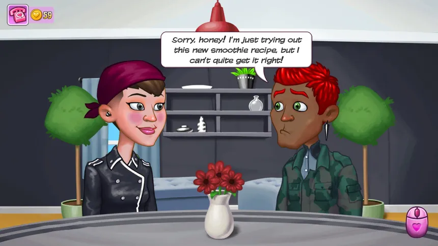 Скриншот 2 к игре Kitty Powers' Love Life