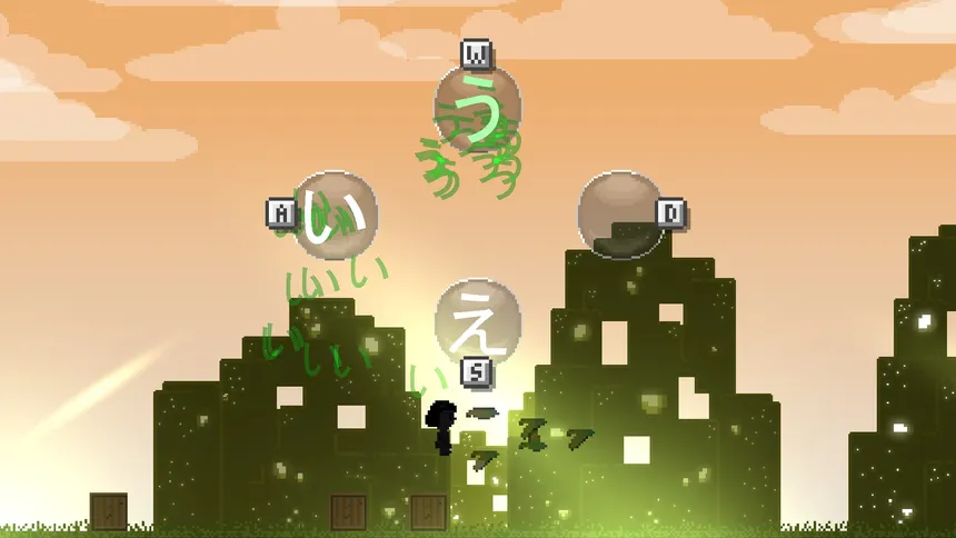 Скриншот 2 к игре Hiragana Pixel Party