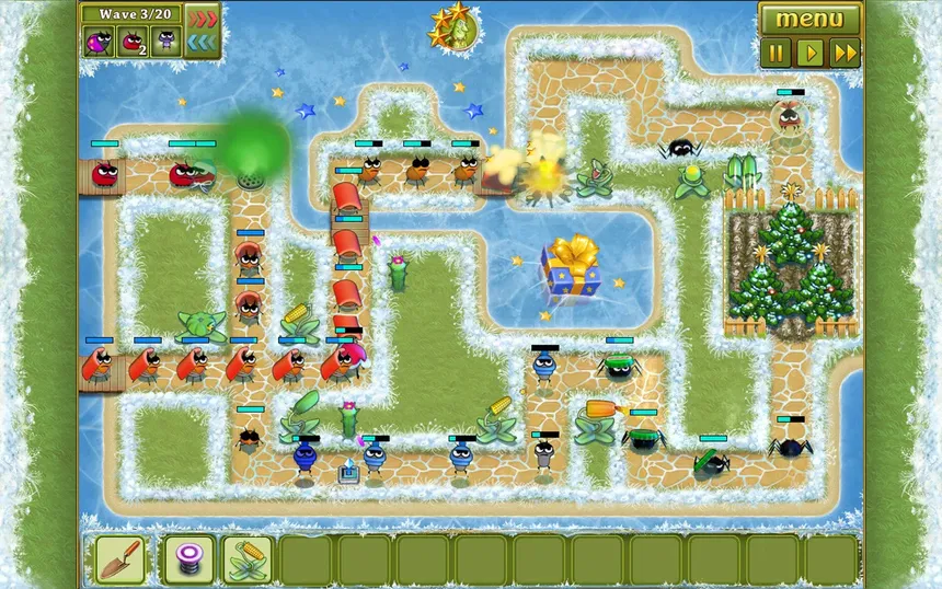 Скриншот 1 к игре Garden Rescue: Christmas Edition