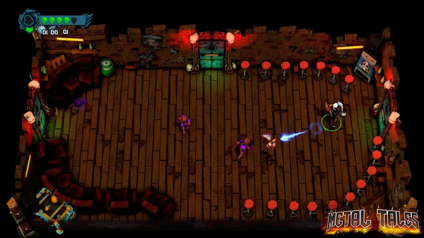 Скриншот 1 к игре Metal Tales: Fury of the Guitar Gods