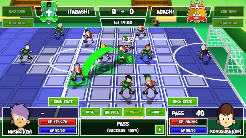 Скриншот 1 к игре Ganbare! Super Strikers