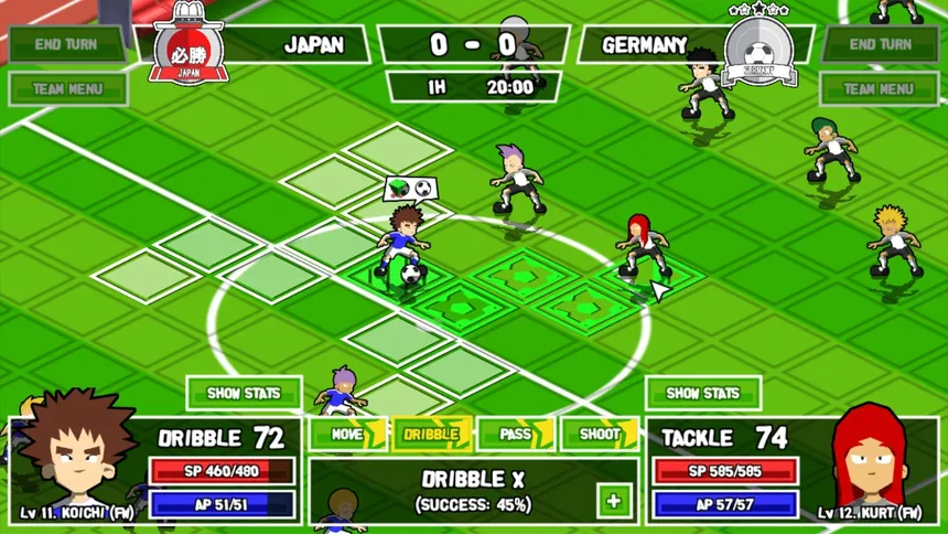 Скриншот 2 к игре Ganbare! Super Strikers