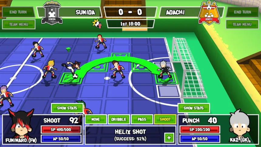 Скриншот 5 к игре Ganbare! Super Strikers