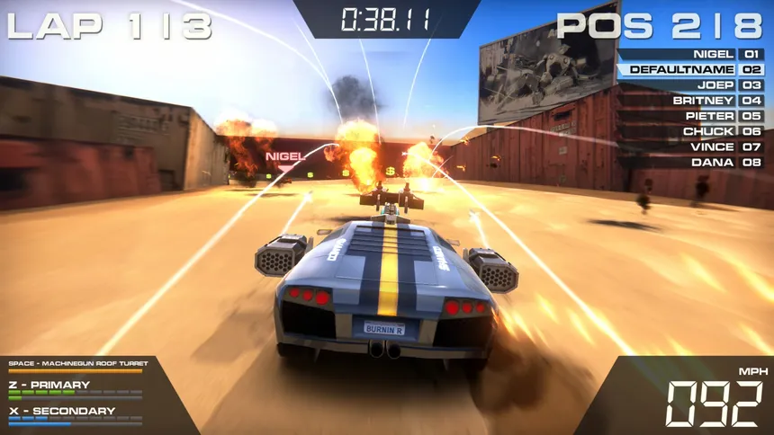 Скриншот 1 к игре Burnin' Rubber 5 HD