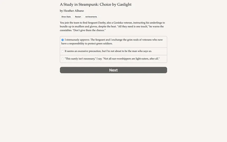 Скриншот 2 к игре A Study in Steampunk: Choice by Gaslight