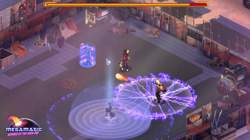 Скриншот 2 к игре Megamagic: Wizards of the Neon Age