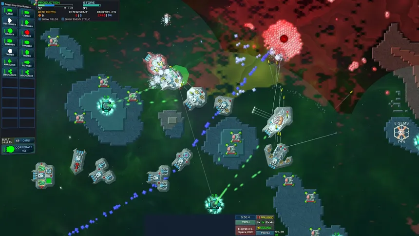 Скриншот 3 к игре Particle Fleet: Emergence