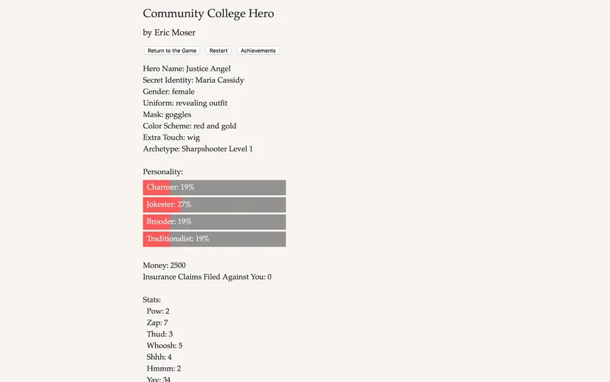 Скриншот 2 к игре Community College Hero: Trial by Fire
