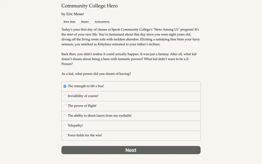Скриншот 4 к игре Community College Hero: Trial by Fire