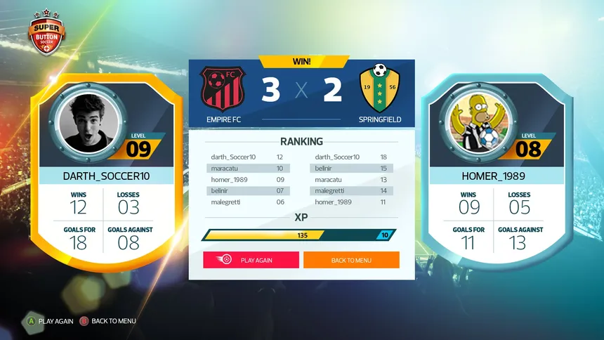 Скриншот 3 к игре Super Button Soccer