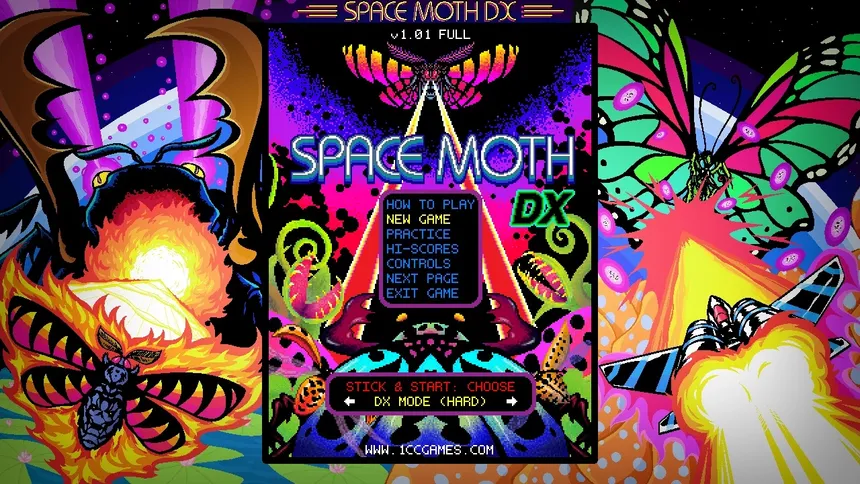 Скриншот 1 к игре Space Moth DX