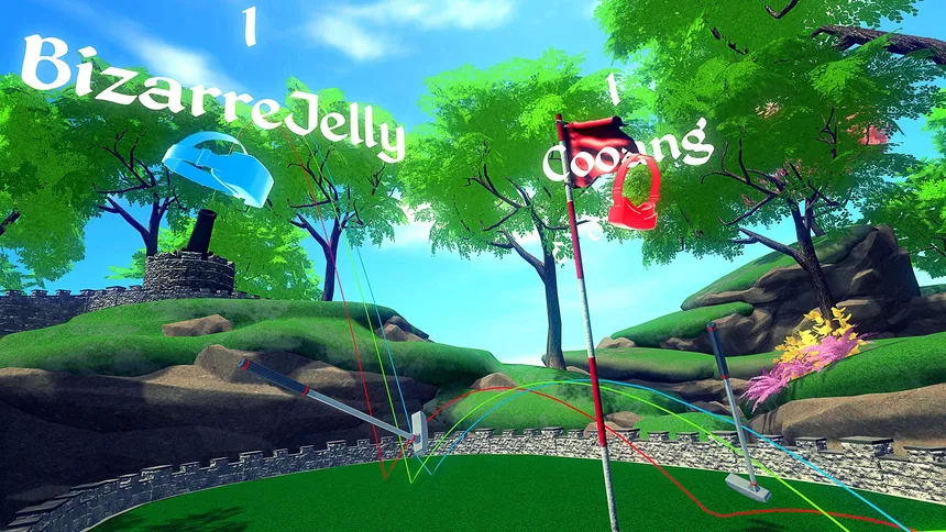 Скриншот 4 к игре Cloudlands : VR Minigolf