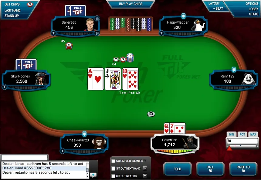 Скриншот 3 к игре Full Tilt Poker