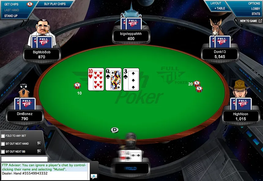 Скриншот 4 к игре Full Tilt Poker